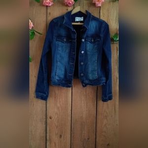 Wallflower Dark wash jean jacket size M